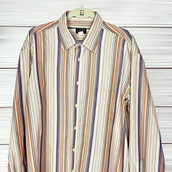 Paul & Shark Yachting Casual Shirt Button Up Cotton Striped Long Sleeves XL - Picture 4 of 11